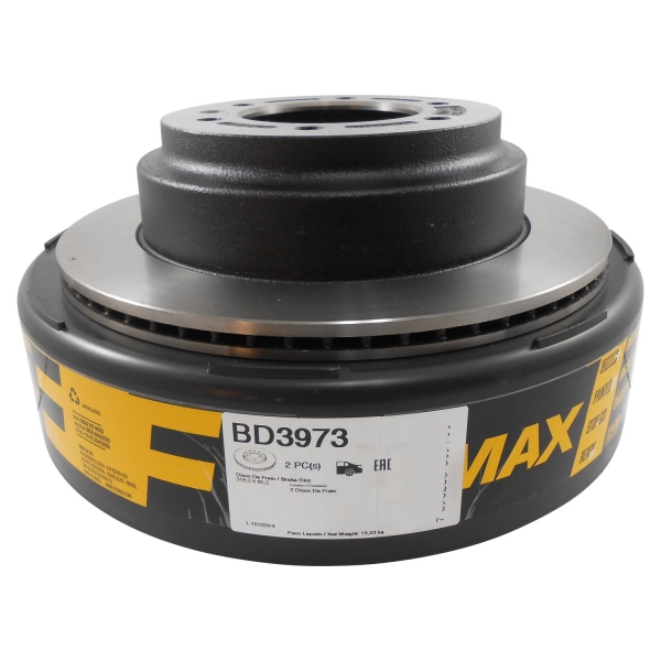 Kit Disco de Freio BD3973 Tras. GM Trailblazer - Cód.7210