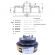 Kit Tambor de Freio BD6629 Tras. Ford Fiesta, Ka - Cód.5697