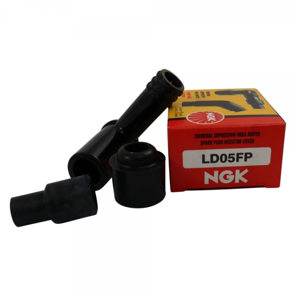 Cachimbo de Vela NGK LD05FP Honda XLR125, CG 125 - Cód.3359