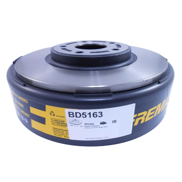 Kit Disco de Freio BD5163 Tras. Dodge Journey - Cód.6406