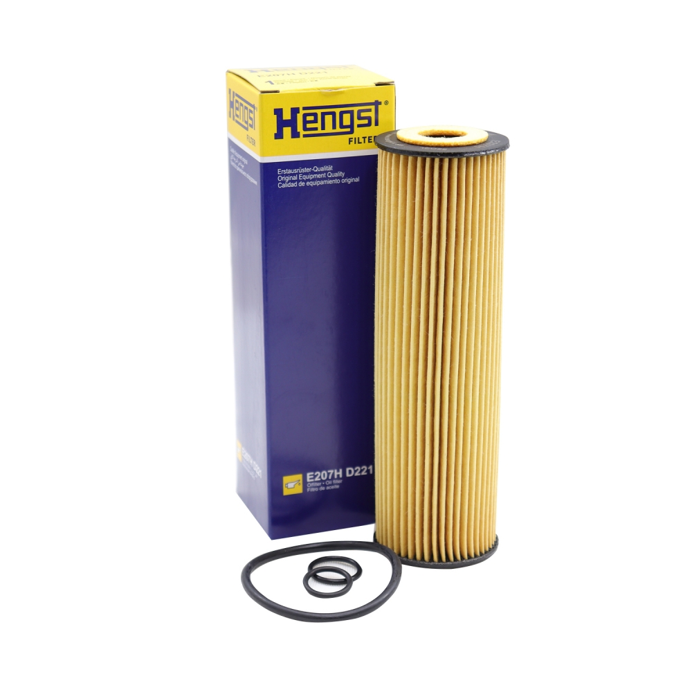 Filtro de Óleo Hengst E207H D221 Mercedes C200 - Cód.9702