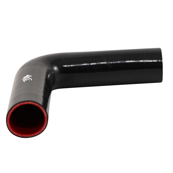 Curva Tipo L Silicone Preto Pressurização 90º X 2\\\