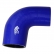 Curva Pressurização Silicone Azul 90º X 2 1/2