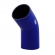 Curva 45º de Silicone Azul 3