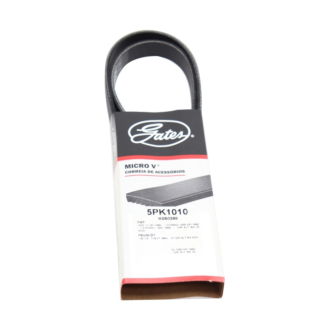 Correia Micro-V Gates 5PK1010 Fiat Uno, Fiorino - Cód.11334