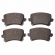 Pastilha de Freio Tras. Textar 2448301 VW Jetta - Cód.12248