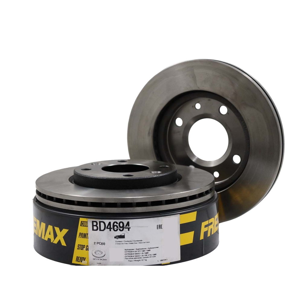 Kit Disco de Freio BD4694 Diant. Citroen Xsara - Cód.13770