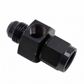 Adaptador 6AN x 6AN com Saída 1/8NPT All Black  - Cód.9454