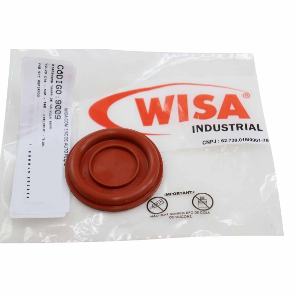 Diafragma Tampa de Válvula Wisa 9009 S40, S60, V40 -Cód.9504