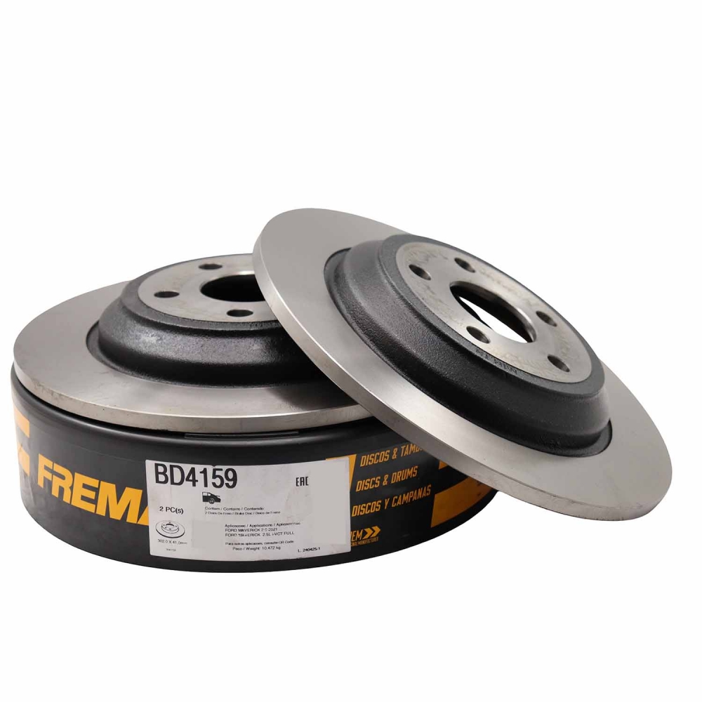 Kit Disco de Freio BD4159 Tras. Ford Maverick - Cód.12796