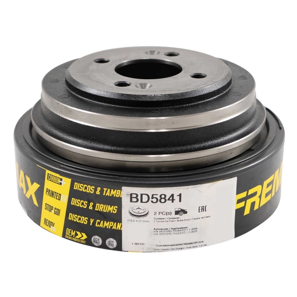 Kit Tambor de Freio Tras. BD5841 Picanto  - Cód.8397