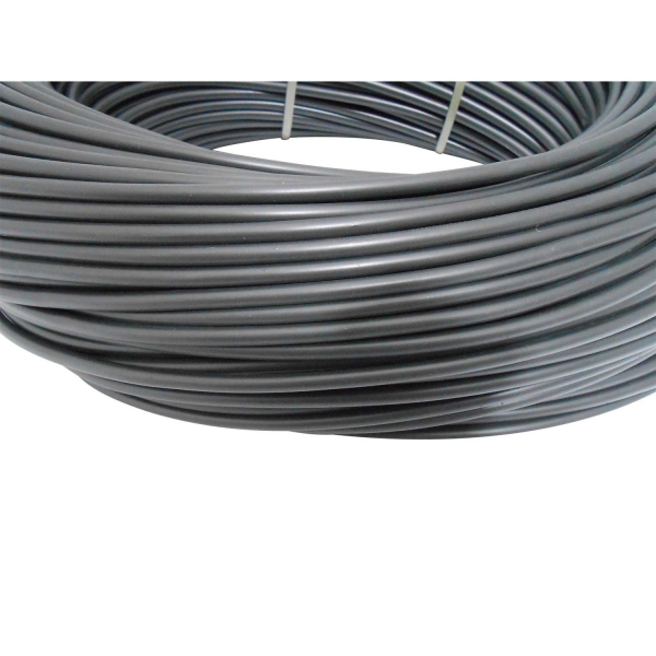 Espaguete Liso Leiplast 4mm / 100m Preto - Cód.308