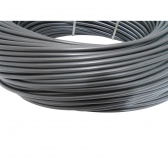Espaguete Liso Leiplast 4mm / 100m Preto - Cód.308