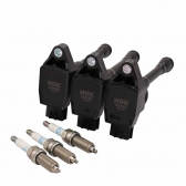 Kit Completo de Ignição NGK Renault Kwid 1.0 12V - Cód.8704