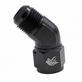 Conexão Curta 45° Femea 12ANx12AN Macho All Black - Cód.9466