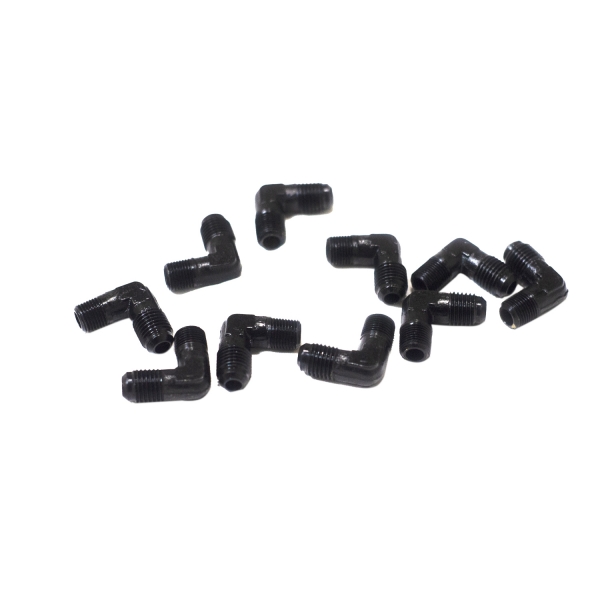 Kit 10 Niples Engate Aeroquip 90 Graus 1/8NPT x 4AN-Cód.9098