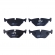 Pastilha de Freio Traseiro Jurid HQJ2148 BMW 316i - Cód.3277