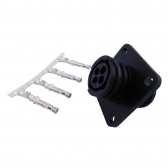 Conector Circular Fêmea ETE7572/04 CPC 4 Vias - Cód.6010