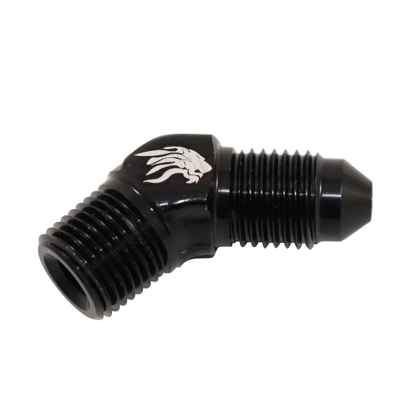 Niple Aeroquip 45 Graus Preto 1/8NPT x 3AN - Cód.8341
