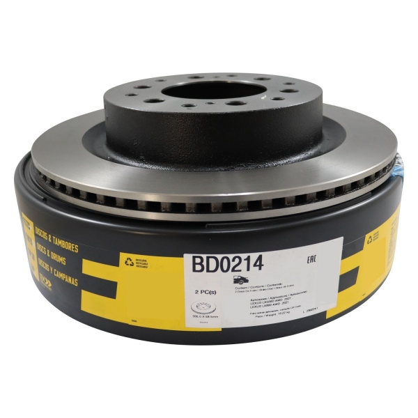 Kit Disco de Freio BD0214 Tras. Toyota Tundra V6 - Cód.11490