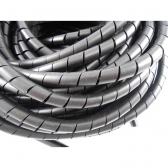 Organizador Espiral Hellermann Tyton Preto 5/8 - Cód.7385
