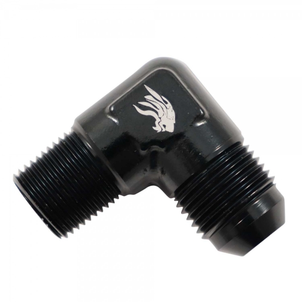 Niple Cotovelo Alumínio 3/8NPT x 8AN - Cód.7800