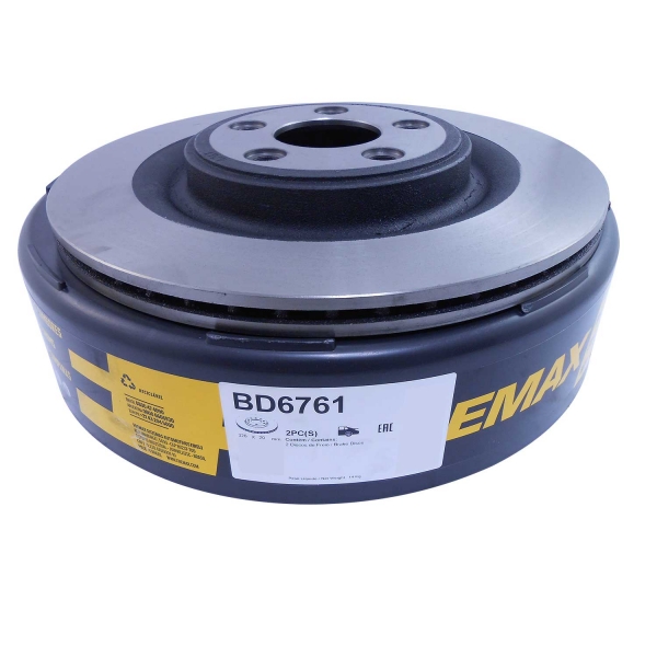 Kit Disco de Freio BD6761 Tras. Jaguar XF, XJ, XKR -Cód.6358