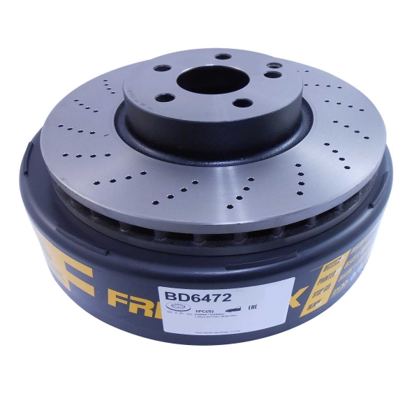 Kit Disco de Freio BD6472 Diant. Mercedes C280 - Cód.6340