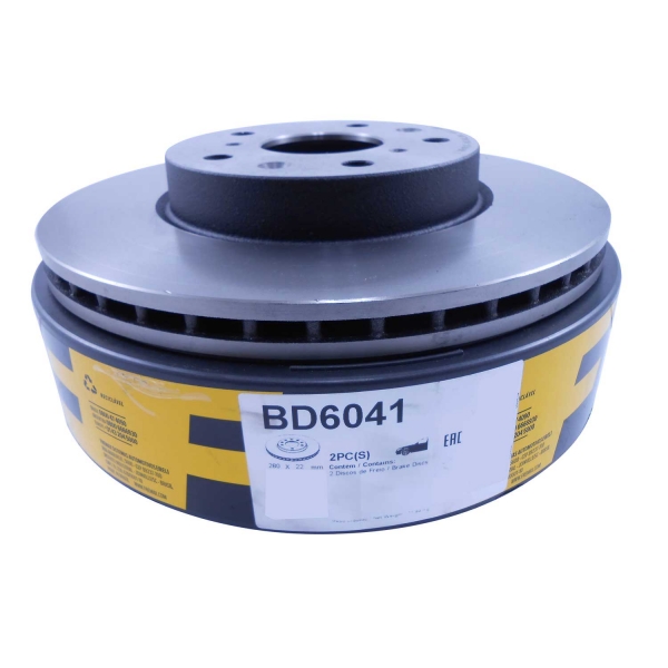 Kit Disco de Freio BD6041 Diant. Suzuki S-Cross - Cód.6512