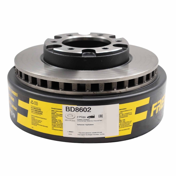Kit Disco de Freio BD8602 Diant. GM Silverado - Cód.9146