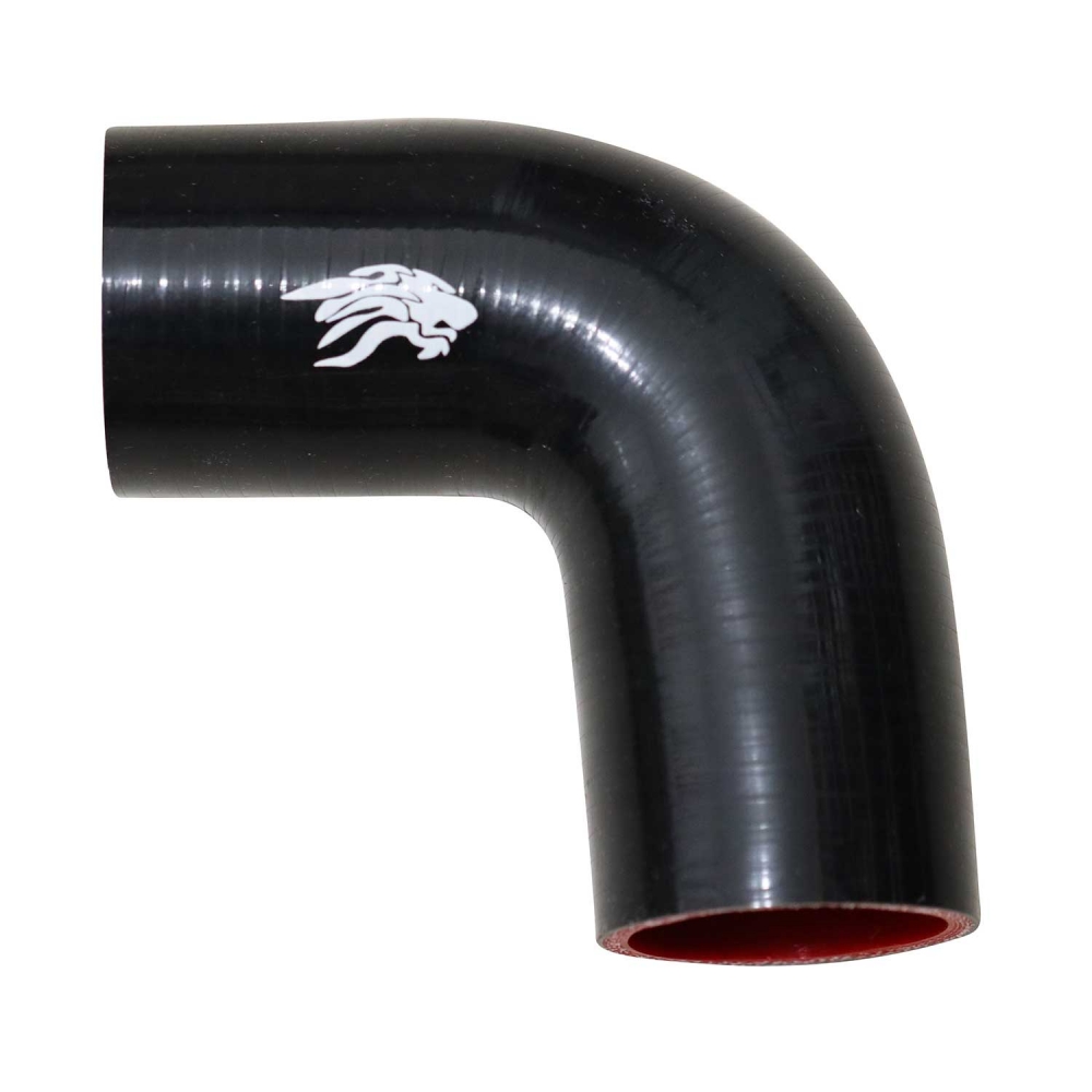 Curva de Silicone MSA Preto de 90º x 2.0\\\