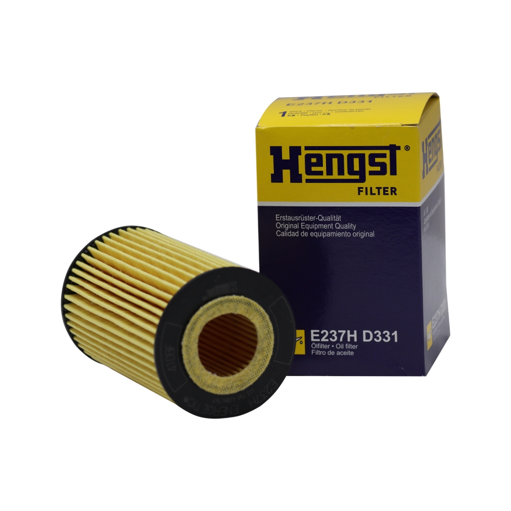 Filtro de Óleo Hengst E237H D331 Audi Q7 3.0 V6 - Cód.9858