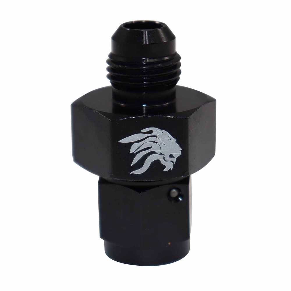Adaptador 6AN x 6AN com Saída 1/8NPT All Black  - Cód.9454