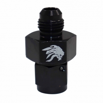 Adaptador 6AN x 6AN com Saída 1/8NPT All Black  - Cód.9454