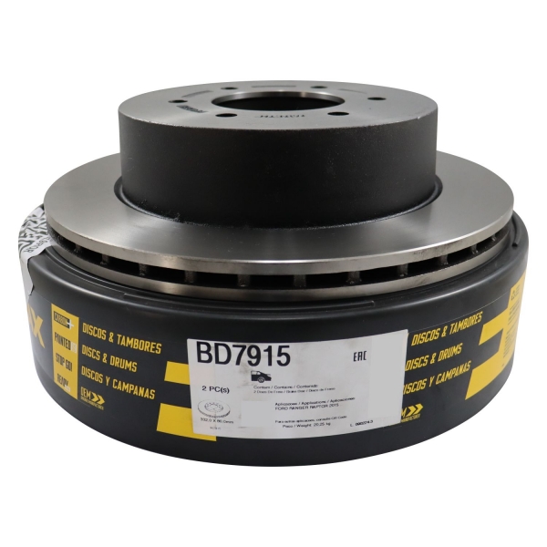 Kit Disco Freio BD7915 Tras. Ford Ranger Limited - Cód.11496