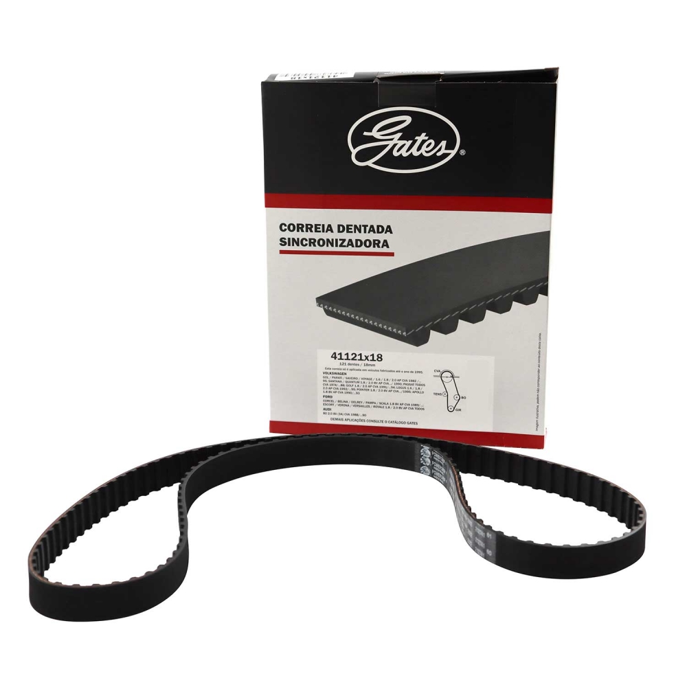 Correia Dentada Gates 41121X18 VW Gol, Saveiro AP -Cód.4597