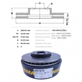 Kit Disco de Freio BD7879 Diant. GM Astra, Vectra - Cód.4789