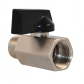 Registro Válvula Esfera Inox Mini 3/8  X 3/8 - Cód.5589