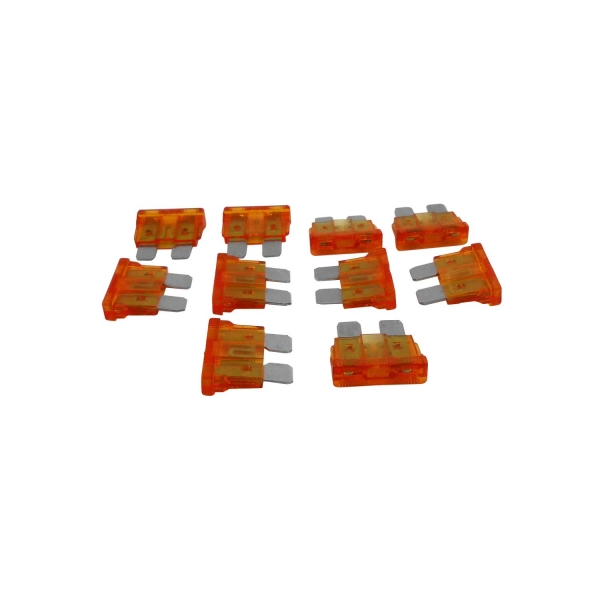 Kit com 10 Fusíveis Lamina Laranja 40A - Cód.6745