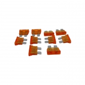Kit com 10 Fusíveis Lamina Laranja 40A - Cód.6745