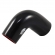 Curva de Silicone MSA Preto de 90º x 2.0