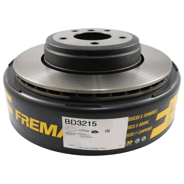 Kit Disco de Freio BD3215 Tras. BMW 530 - Cód.7654