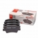 Pastilha Freio Tras. Ferodo HQF4225A Niro 1.6 - Cód.12111