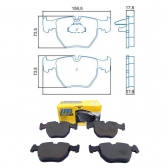Pastilha de Freio Diant. Jurid HQJ2231 BMW X5, X3 - Cód.4952