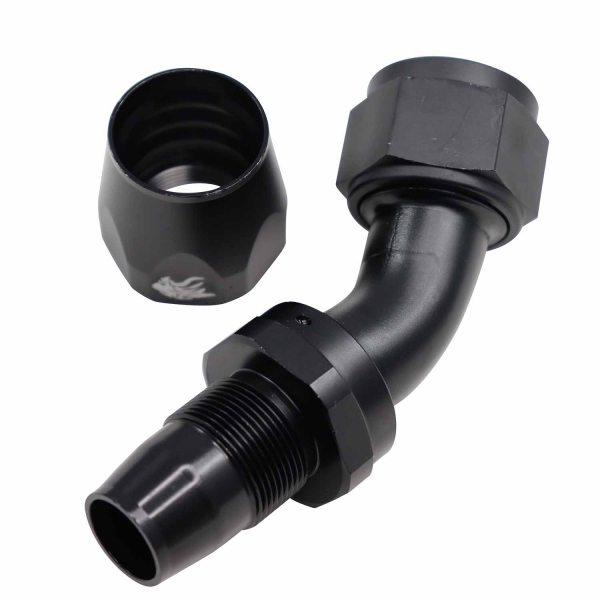 Conexão 16AN / AN16 Curva 45° Aeroquip All Black - Cód.9473