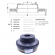 Kit Disco de Freio BD7023 Tras. Mitsubishi Pajero - Cód.5095