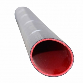 Mangueira Silicone Preto Pressurização 3\\\" x 1m - Cód.2449