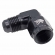 Conexão Curta 90° Femea 6AN x 6AN Macho All Black - Cód.9432