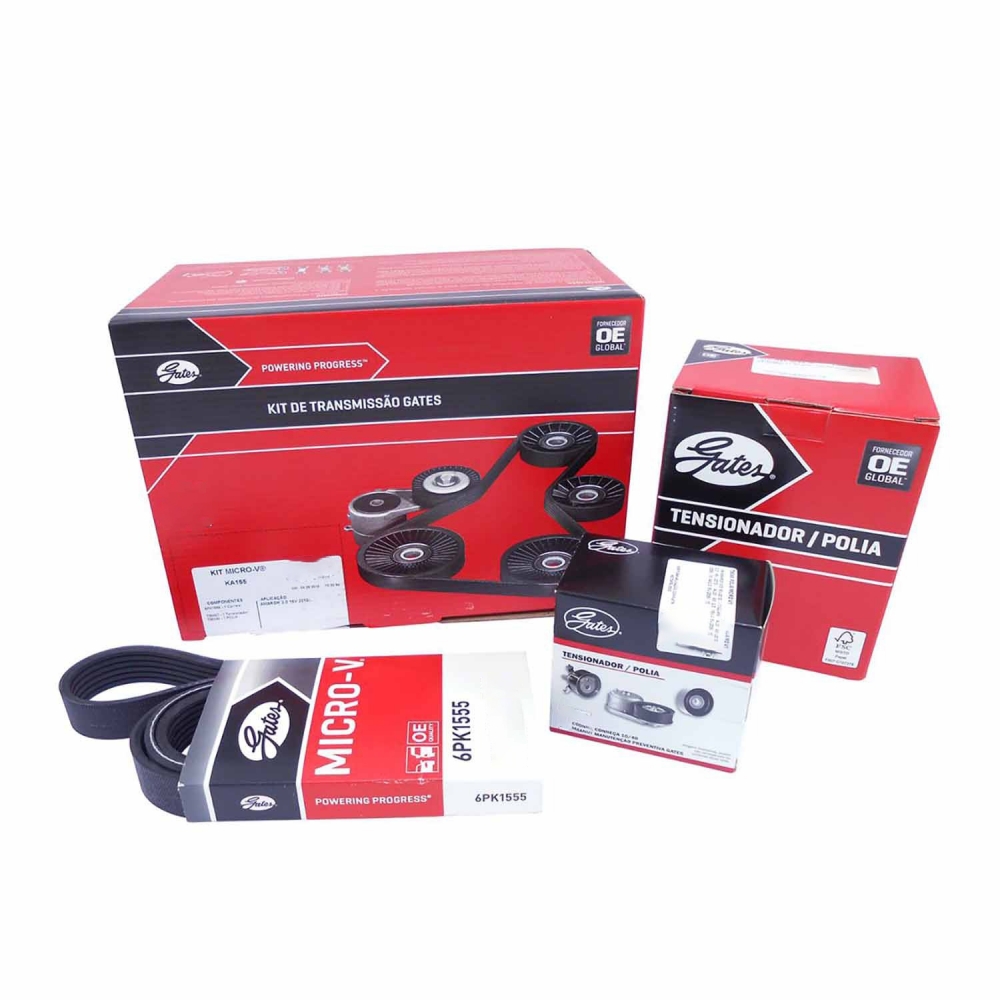 Kit Correia Micro-V Gates KA155 VW Amarok 2.0 16V - Cód.5637
