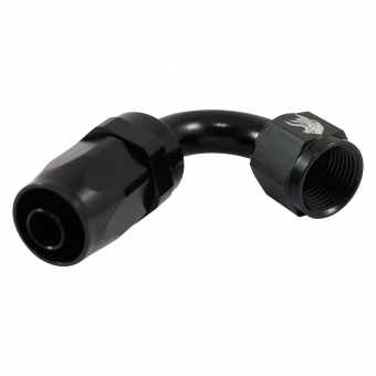 Conexão 8AN / AN8 Curva 120°  Aeroquip All Black - Cód.7154